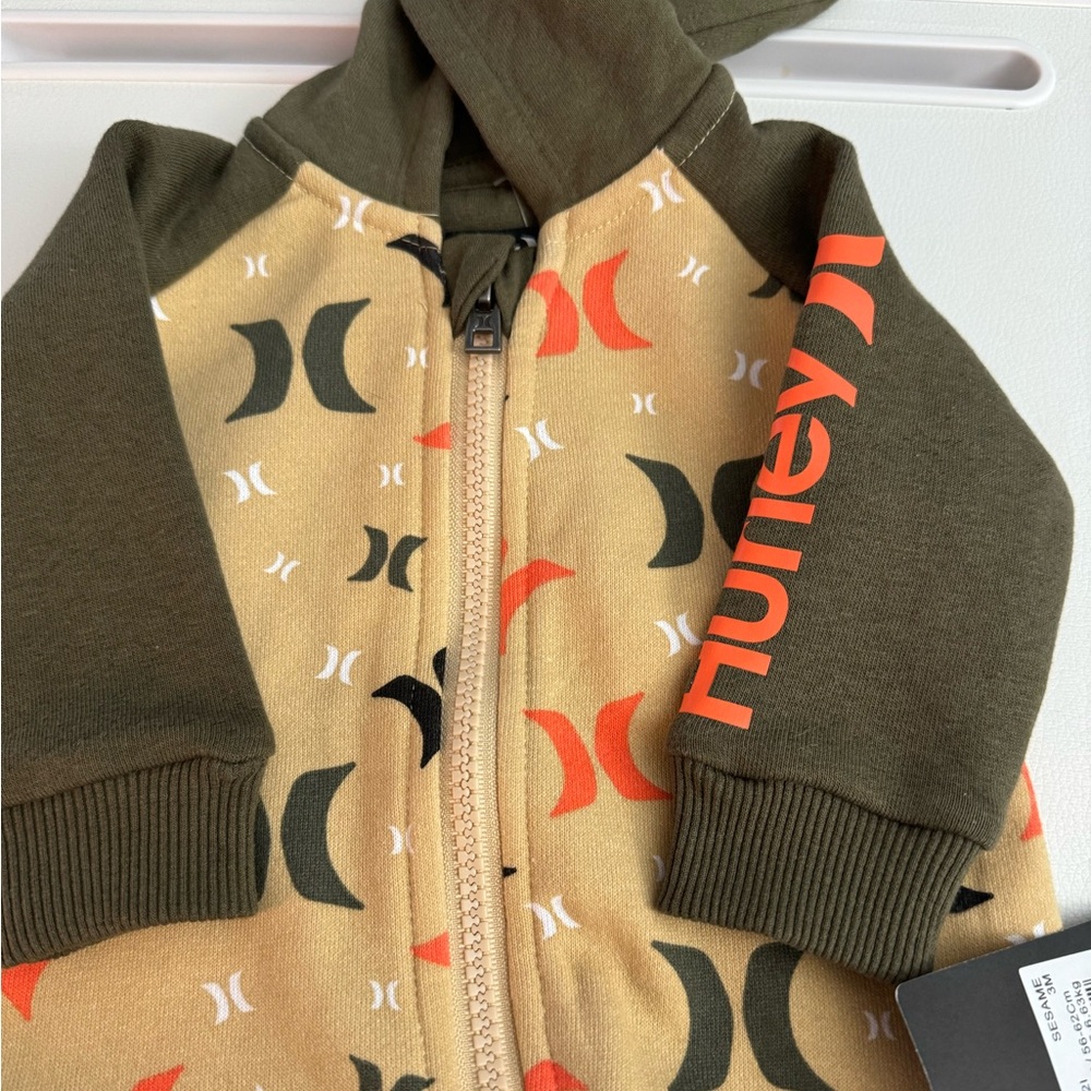 NWT Hurley hooded zip outfit
